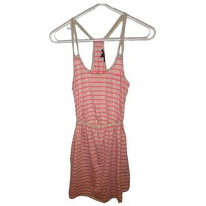 Express striped Drop Waist dress with top pocket detail